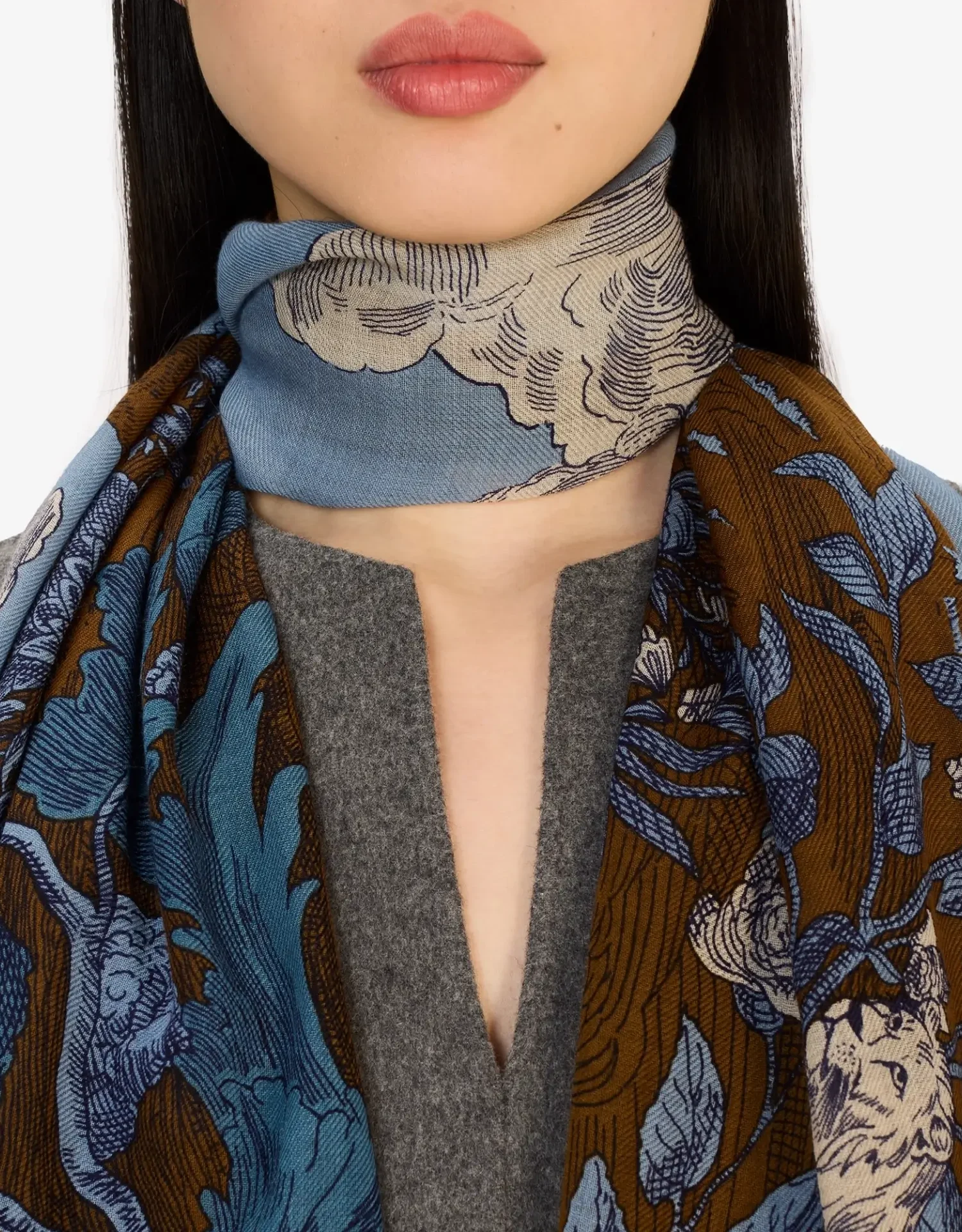 Κασκόλ “Histoire Blue”