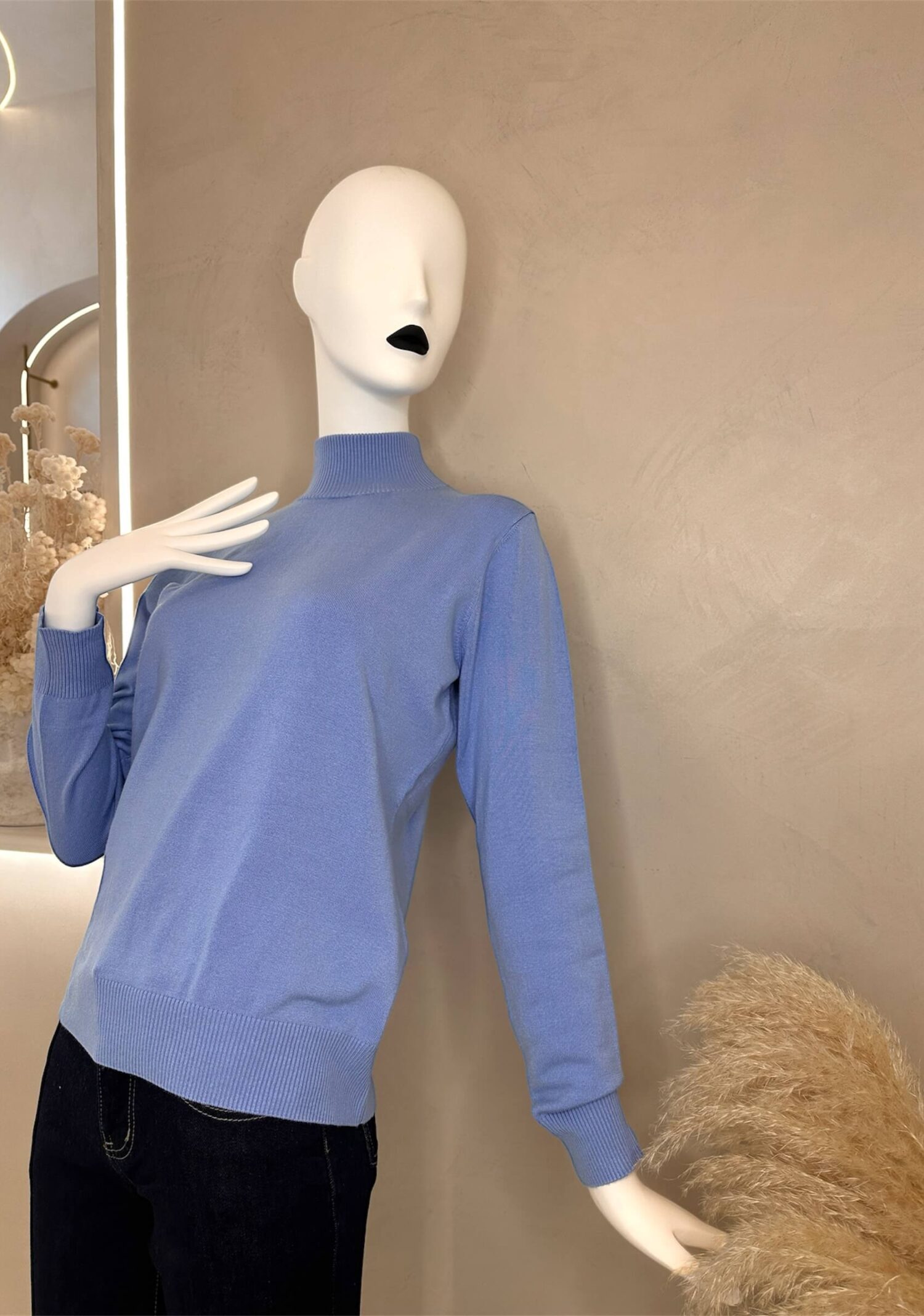 πλεκτό ζιβάγκο με απαλή υφή