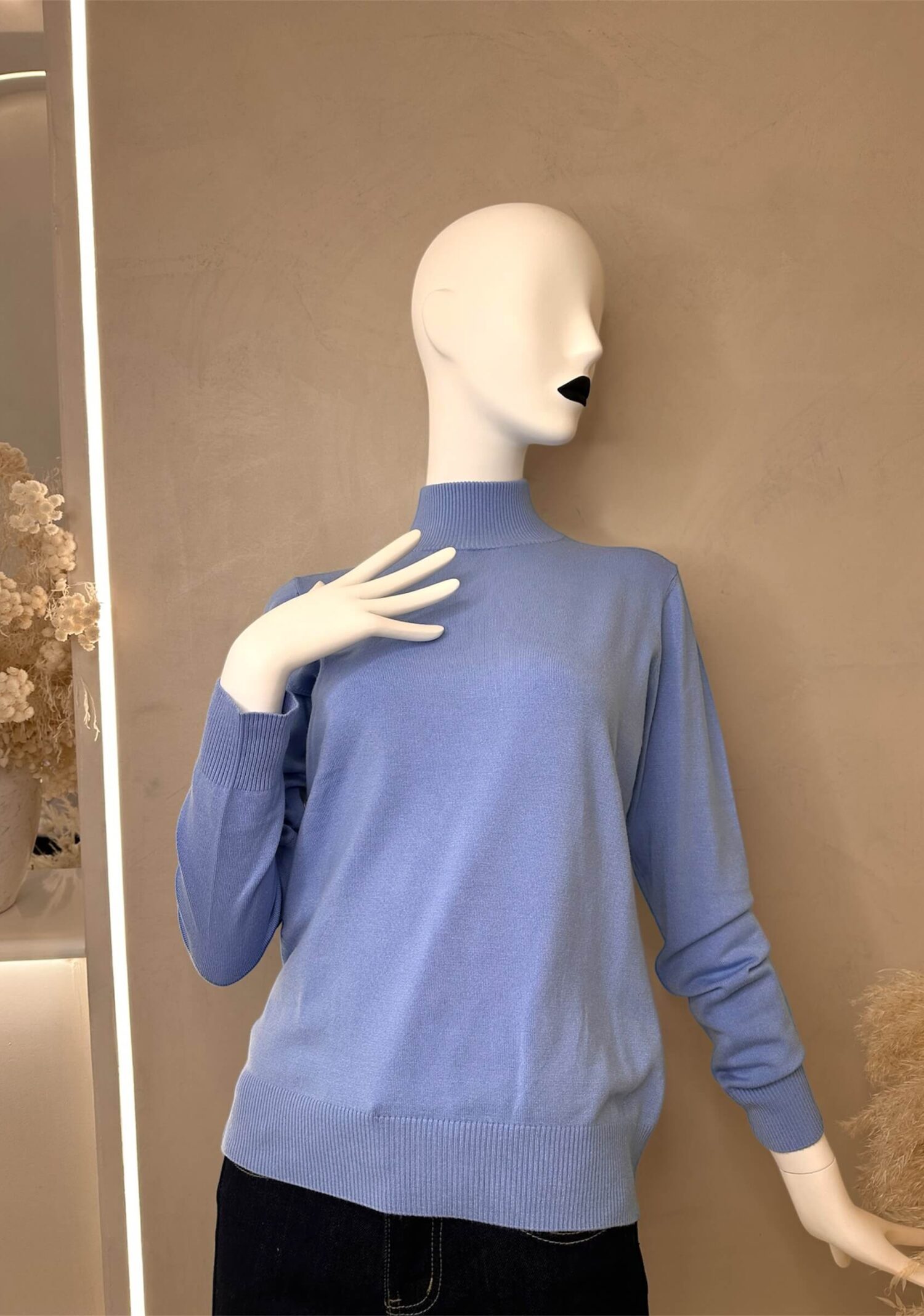 πλεκτό ζιβάγκο με απαλή υφή