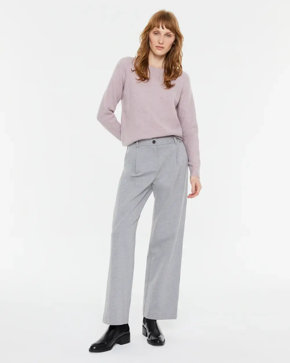 Πλεκτό Πουλόβερ λιλά